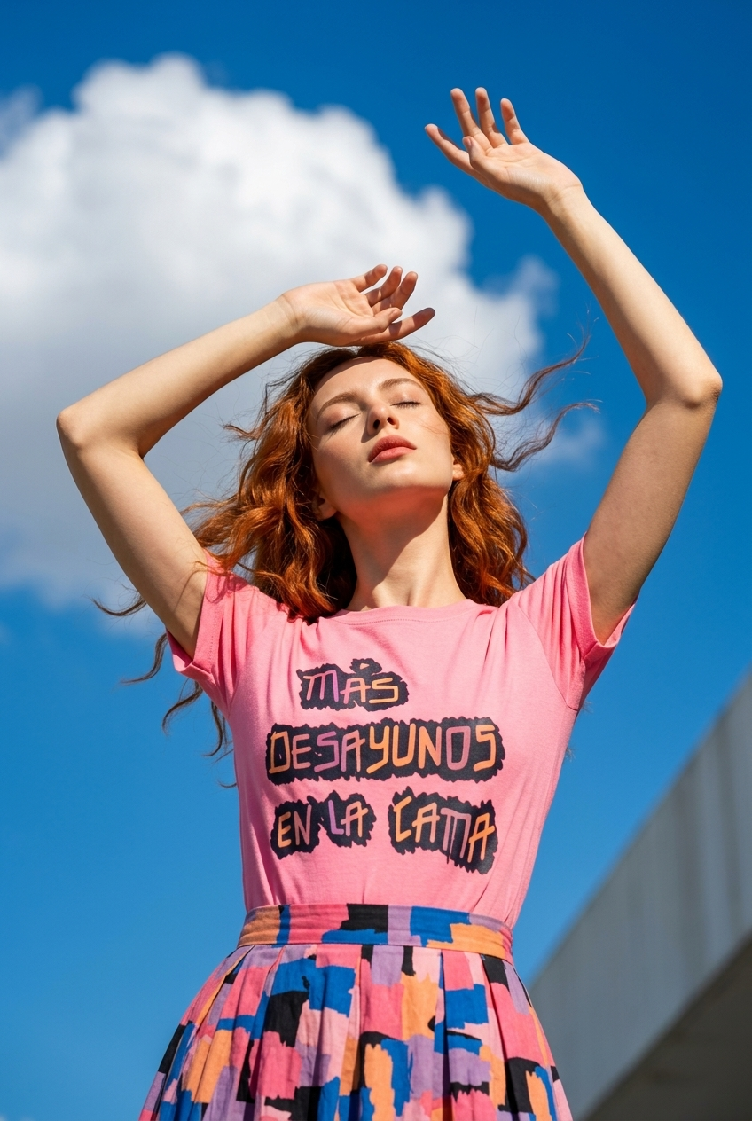 Camiseta "Más desayunos en la cama"