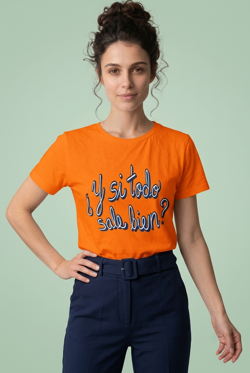 Camiseta "¿Y si todo sale bien?"