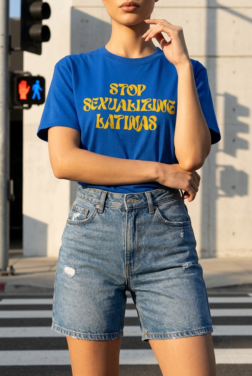 Camiseta "Stop Sexualizing latinas"